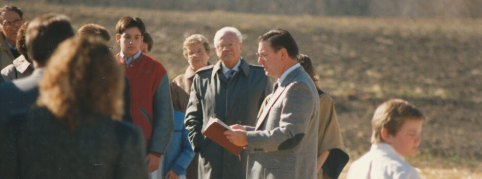 1989 Cemetary Dedication