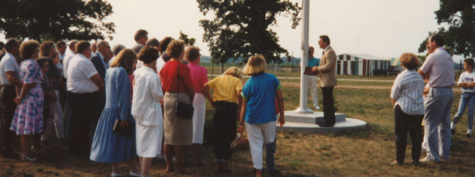 '91 Flagpole Dedication